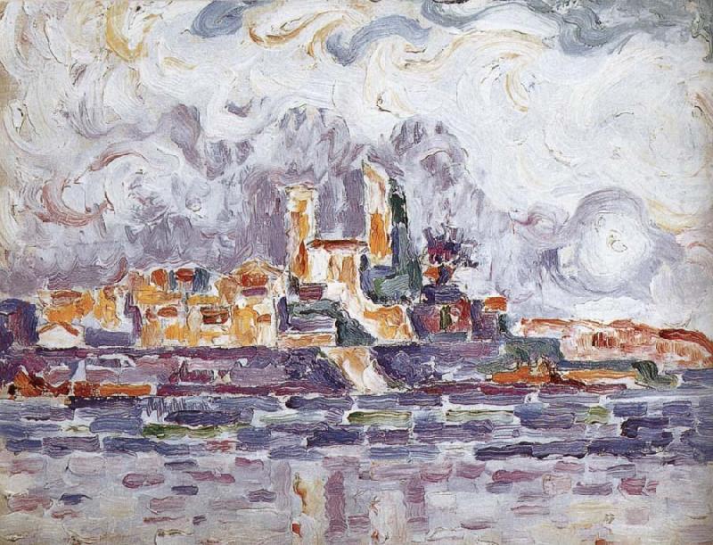 Paul Signac Study of red sunset china oil painting image